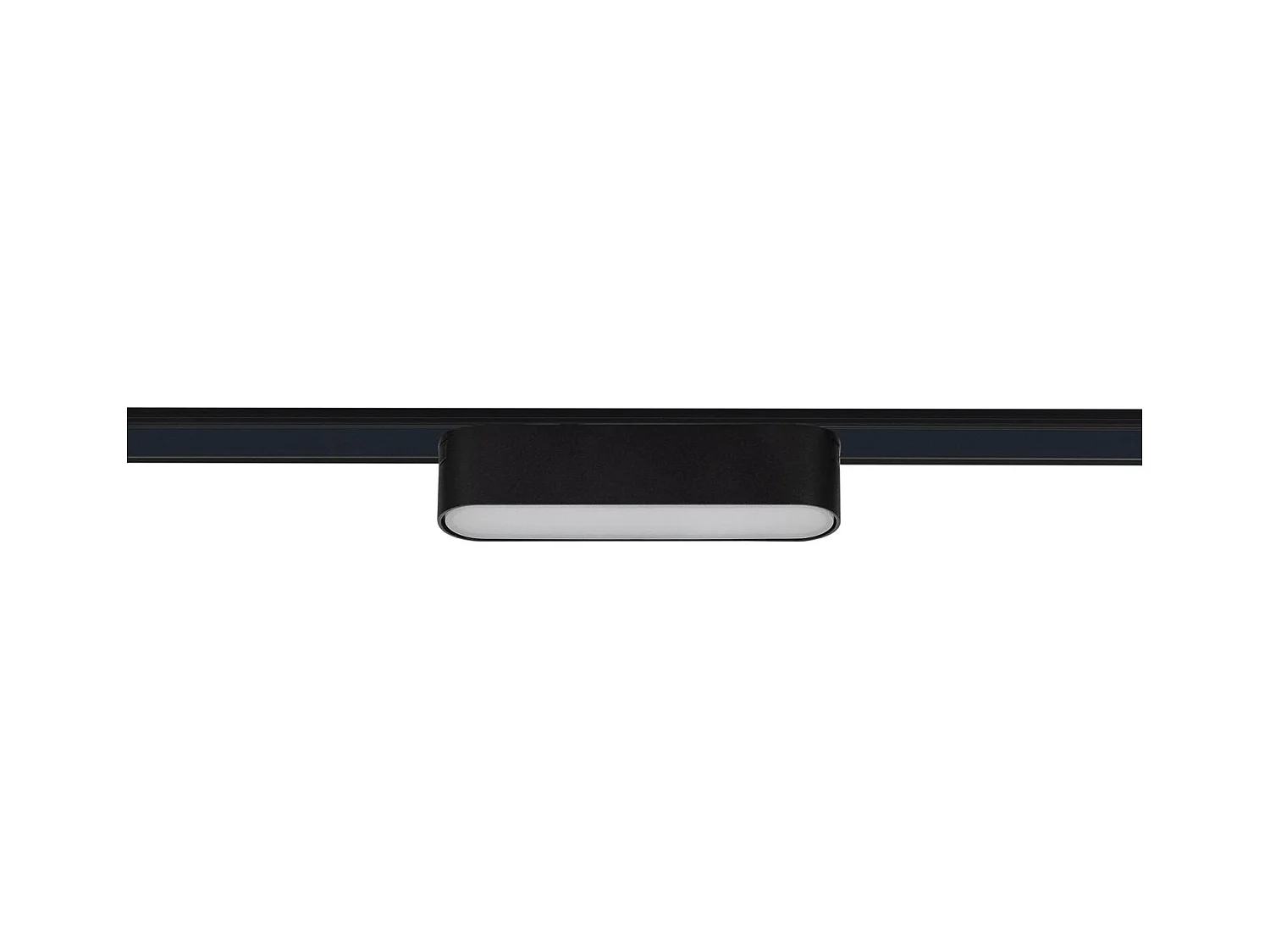 Spot Linéaire LED sur Rail Magnétique 25mm Extra-Plat 6W 48V Noir 120mm 4000K Blanc neutre