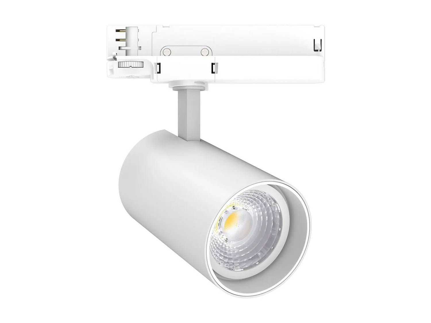Spot LED sur Rail Triphasé 30W Fasano Dimmable DALI Blanc 3200K Blanc chaud