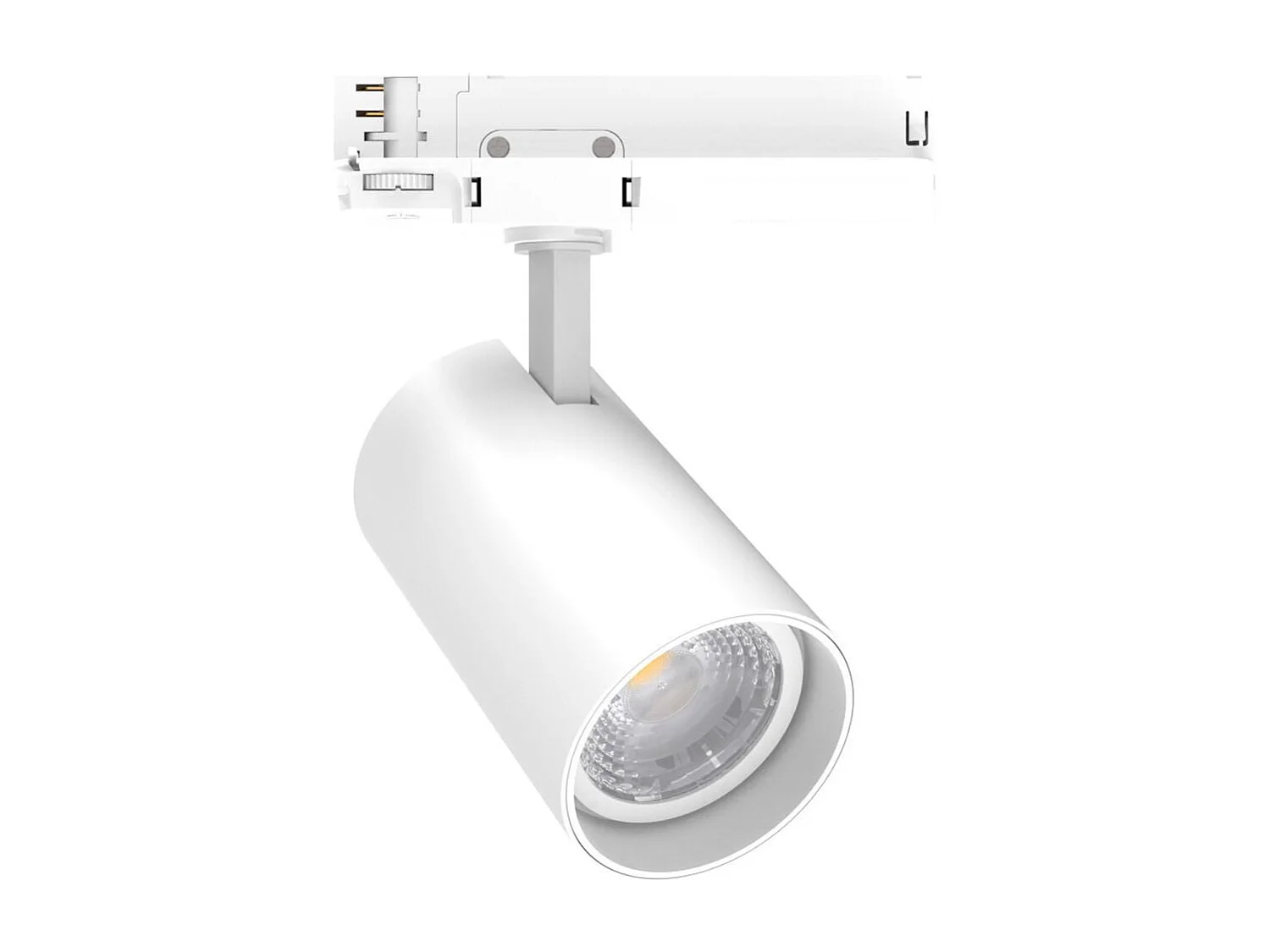 Spot LED sur Rail Triphasé 30W Fasano Dimmable DALI Blanc 3200K Blanc chaud