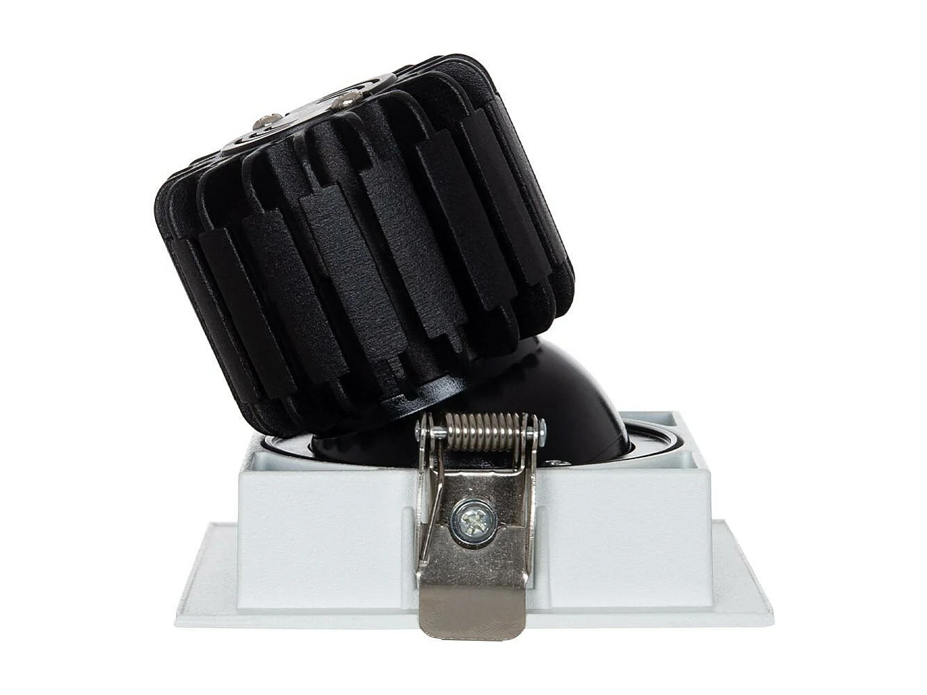 Spot LED Downlight COB Carré Orientable 360º Expert Color No Flicker CRI90 7W Coupe 82x82mm  No Flicker 4000K Blanc neutre