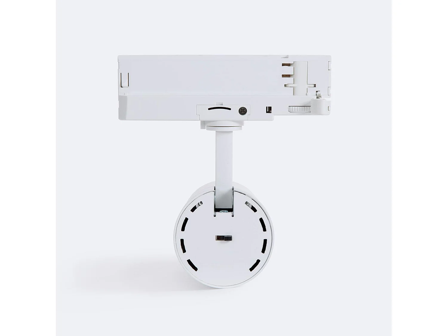 Spot LED sur Rail Triphasé 30W Carlo CCT Sélectionnable Blanc (4000K - 5000K - 6000K) Sélectionnable