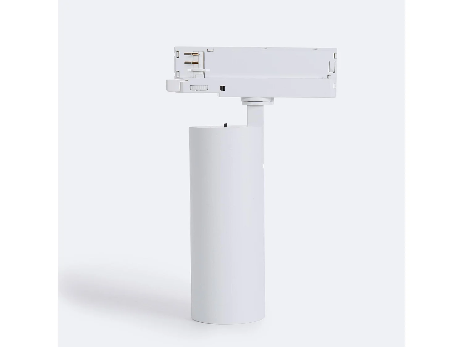 Spot LED sur Rail Triphasé 30W Carlo CCT Sélectionnable Blanc (4000K - 5000K - 6000K) Sélectionnable