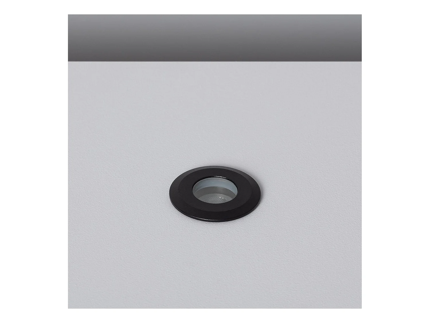 Spot Extérieur LED Encastrable au sol 12V DC Noir Tiziano 2700K Blanc chaud