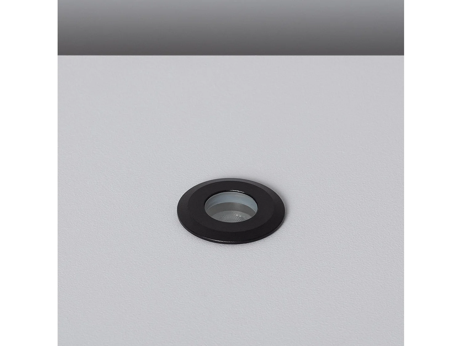 Spot Extérieur LED Encastrable au sol 12V DC Noir Tiziano 2700K Blanc chaud