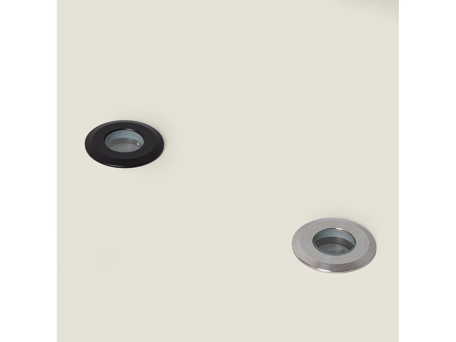 Segnapasso per Esterno LED Incasso a Terra 12V DC Nero Tiziano 2700K Bianco Caldo