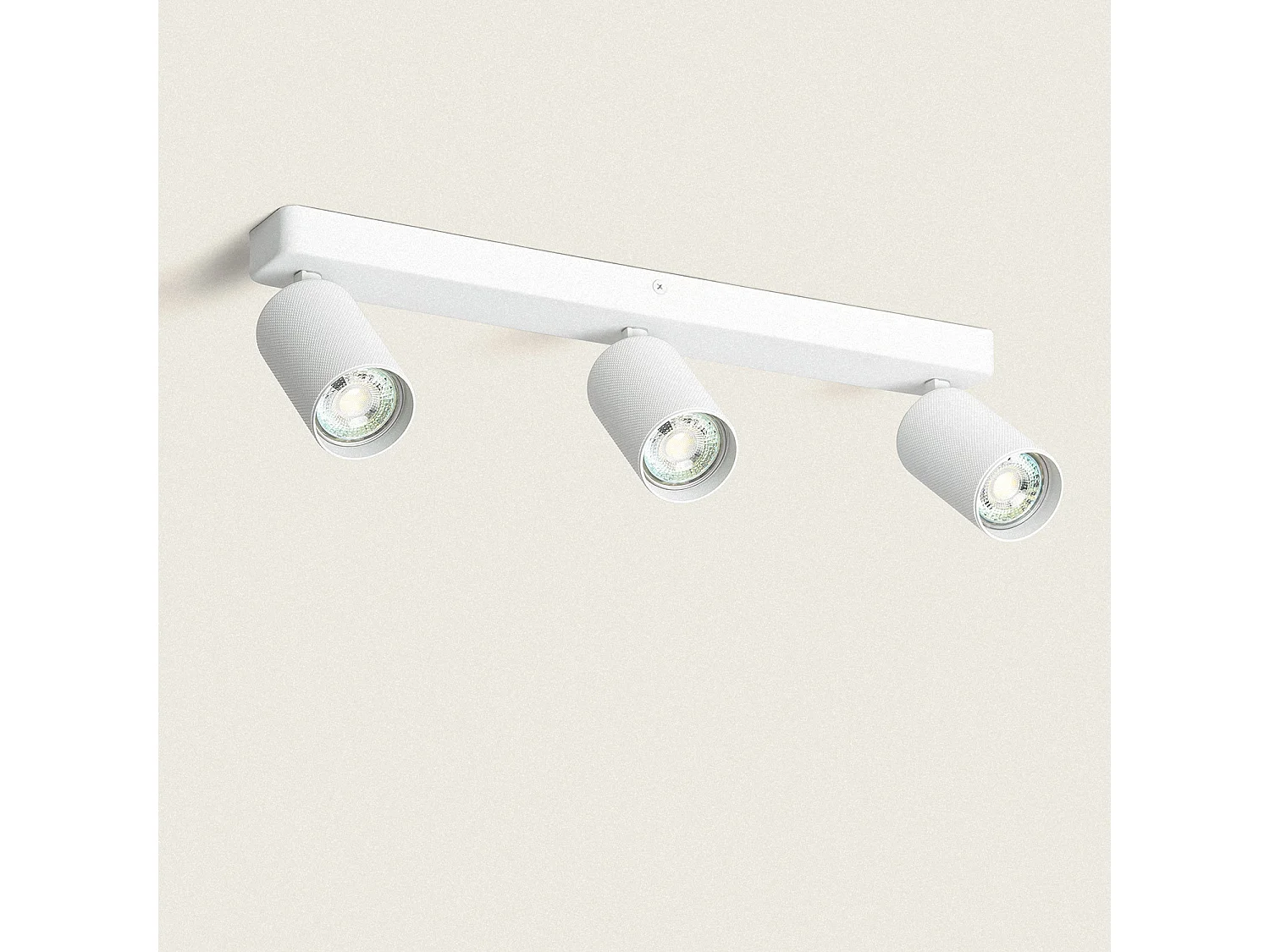 Applique Murale Aluminium Breixo 3 Spots  Blanc