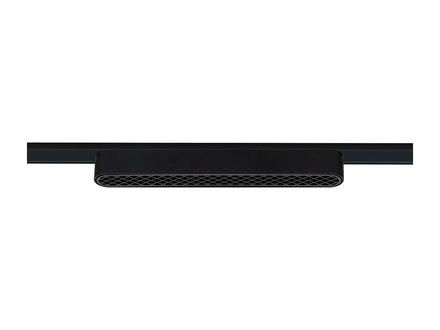 Spot Linéaire LED sur Rail Magnétique 25mm Extra-Plat 12W 48V Noir Optic 222mm 2700K Blanc chaud