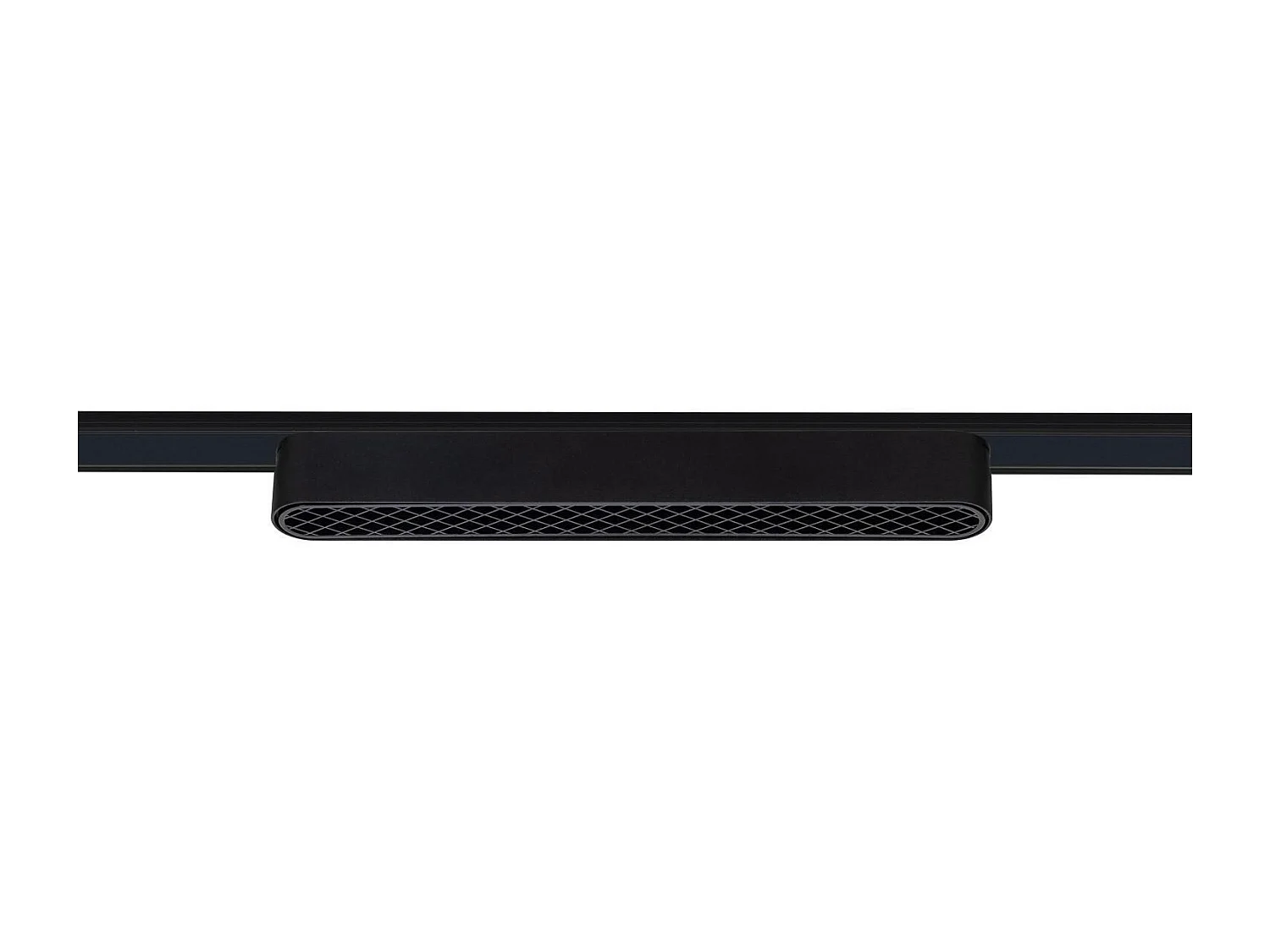 Spot Linéaire LED sur Rail Magnétique 25mm Extra-Plat 12W 48V Noir Optic 222mm 2700K Blanc chaud