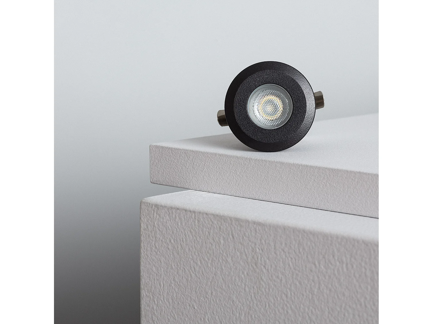 Segnapasso per Esterno LED Incasso a Terra 12V DC Nero Tiziano 4000K Bianco Naturale