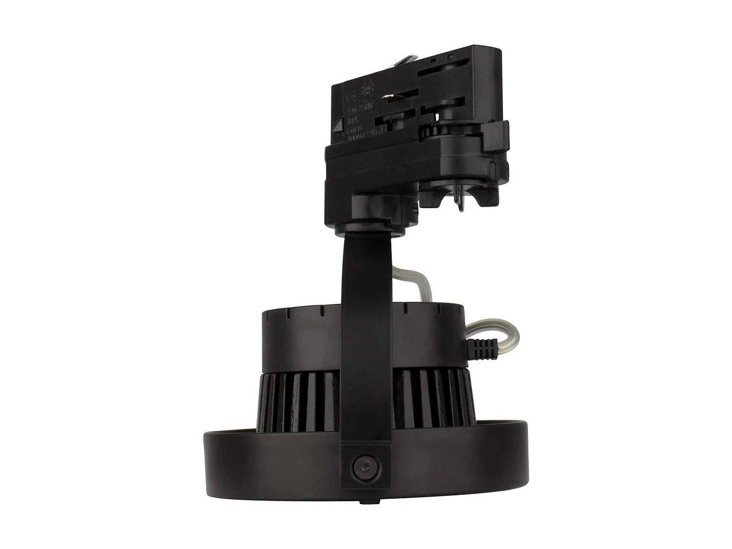 Spot LED sur Rail Triphasé CREE AR111 15W Dimmable Noir 5000K Blanc froid