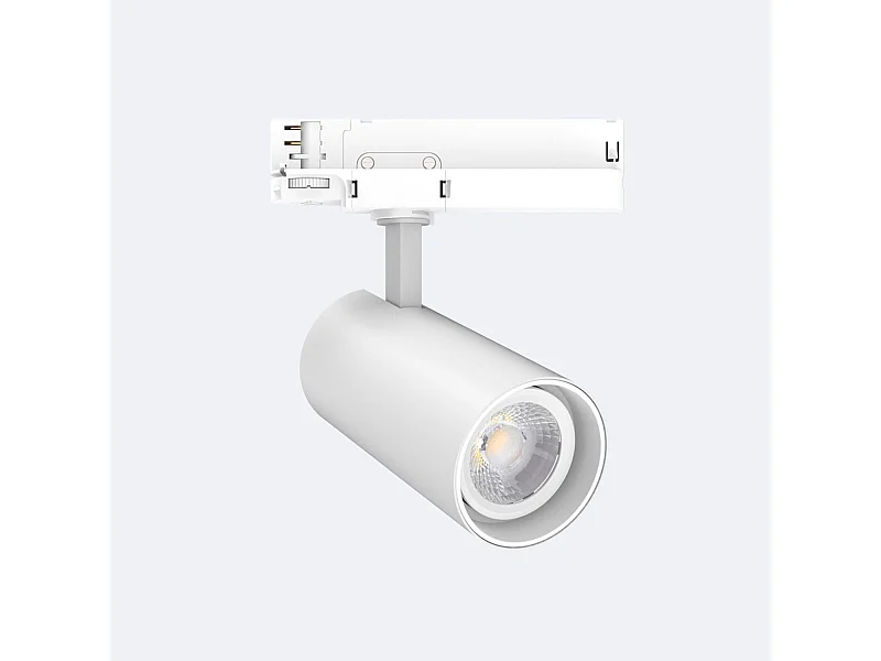 Spot LED sur Rail Triphasé 30W Fasano Dimmable Blanc 4000K Blanc neutre