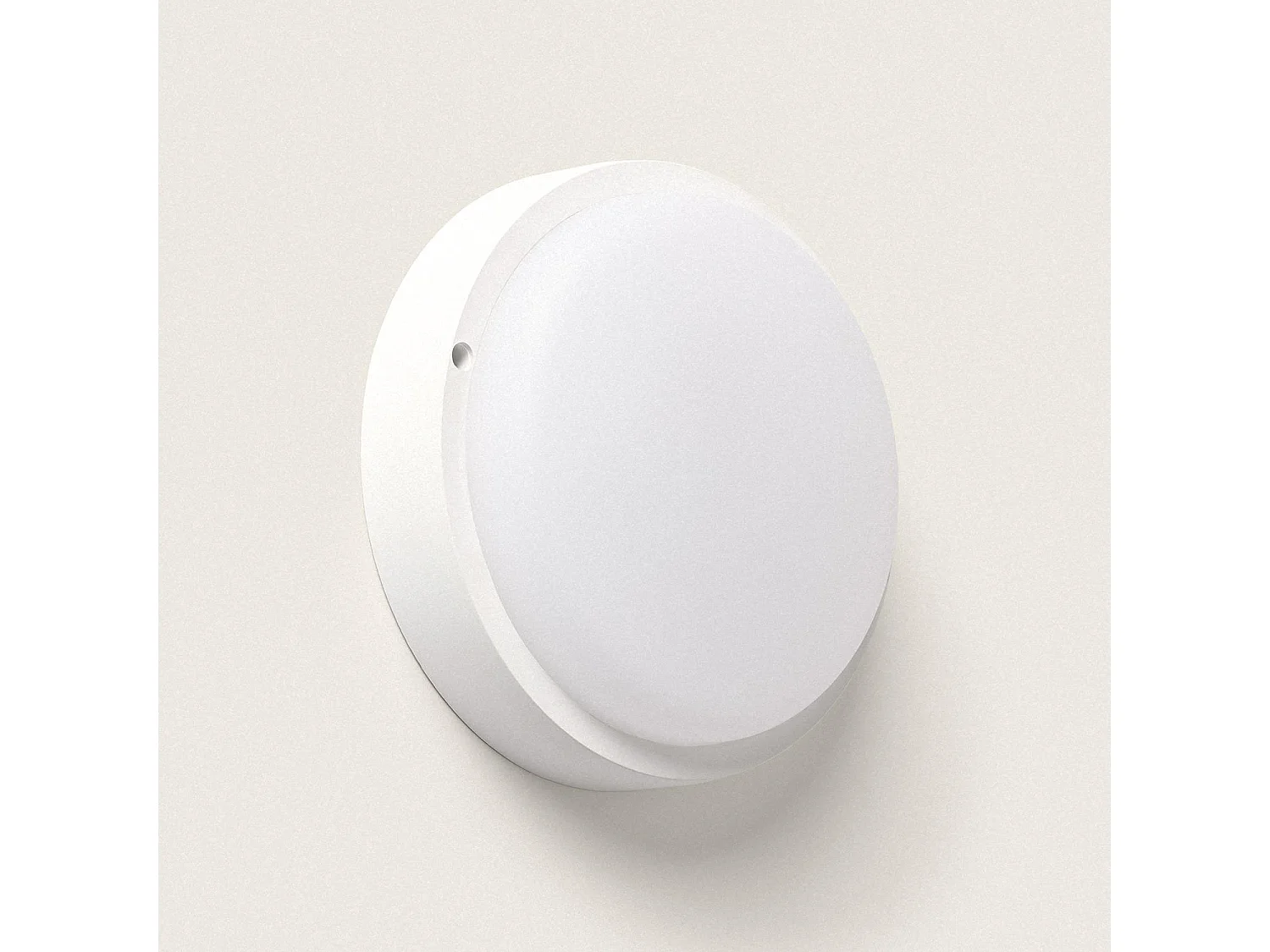 Plafonnier LED Extérieur Rond 25W Hublot White IP65 Ø175 mm avec Détecteur de Mouvement  6500K Blanc froid