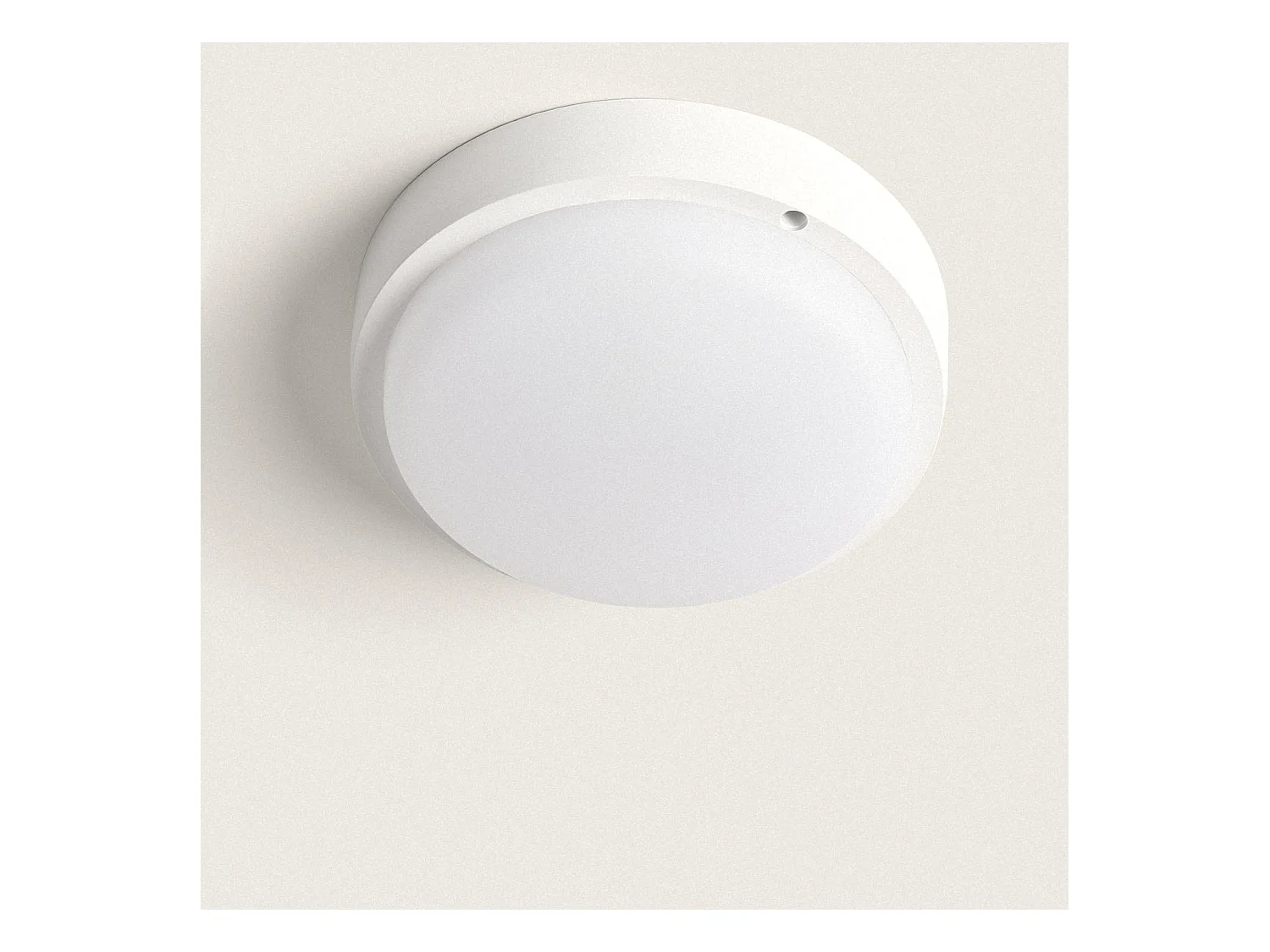 Plafonnier LED Extérieur Rond 25W Hublot White IP65 Ø175 mm avec Détecteur de Mouvement  6500K Blanc froid