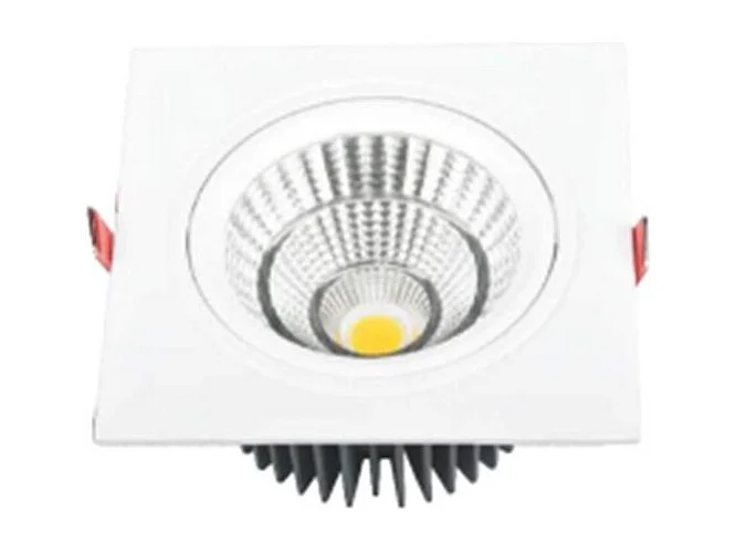 Foco Downlight LED 15W Cuadrado Madison Corte Ø 115 mm 3000K Blanco Cálido