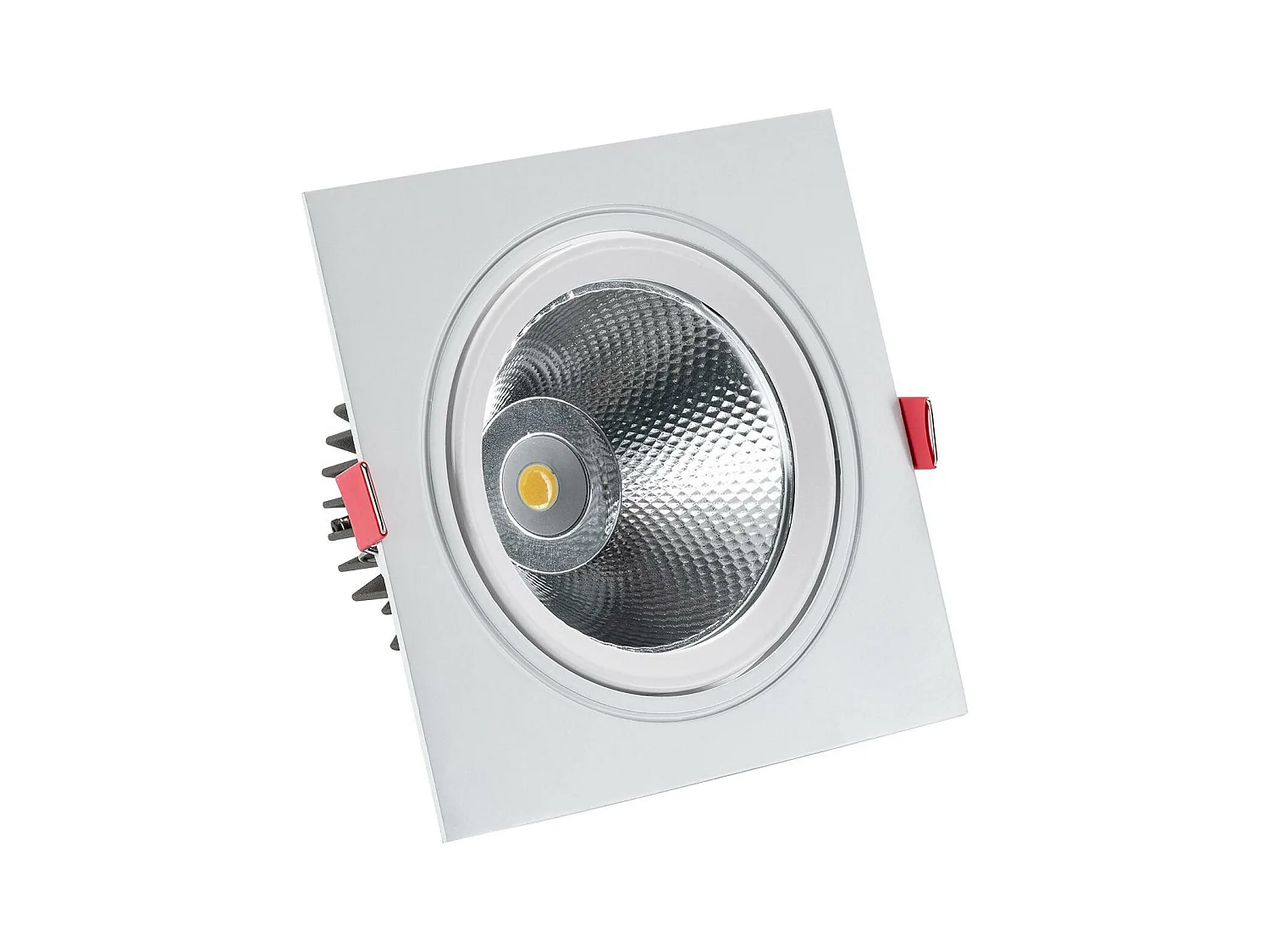 Downlight LED 15W Quadrato Madison Foro Ø 115mm 3000K Bianco Caldo