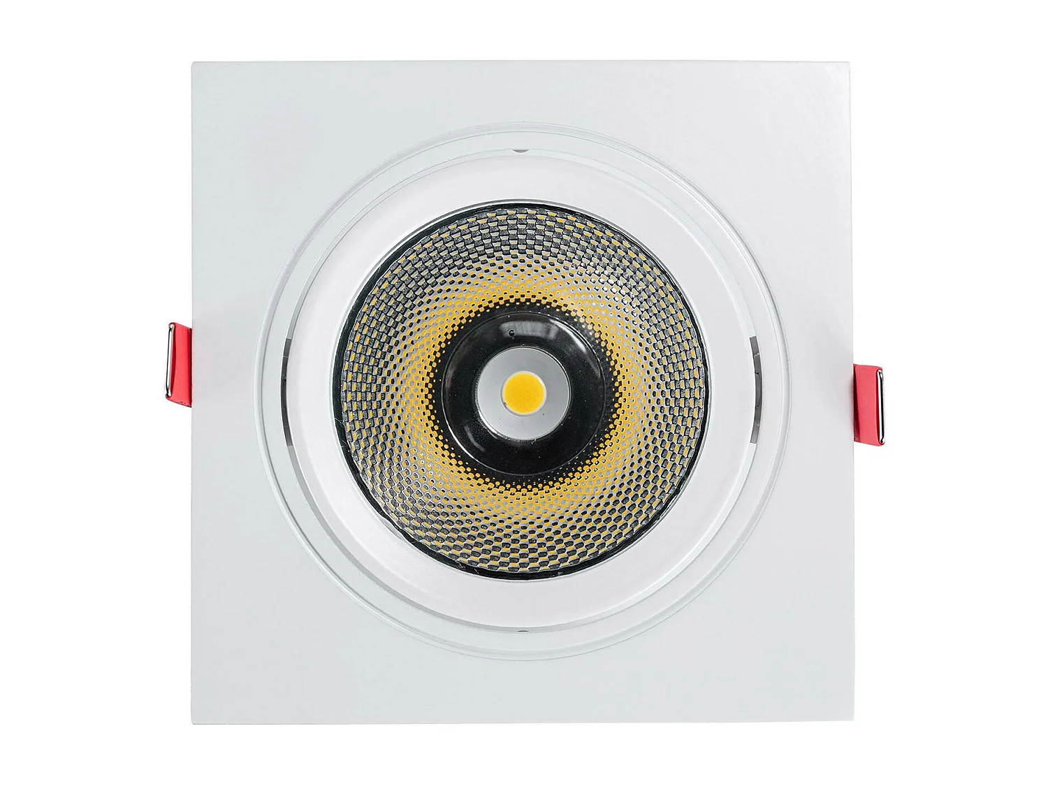 Spot Downlight LED 15W Carré Madison Coupe Ø 95 mm 3000K Blanc chaud