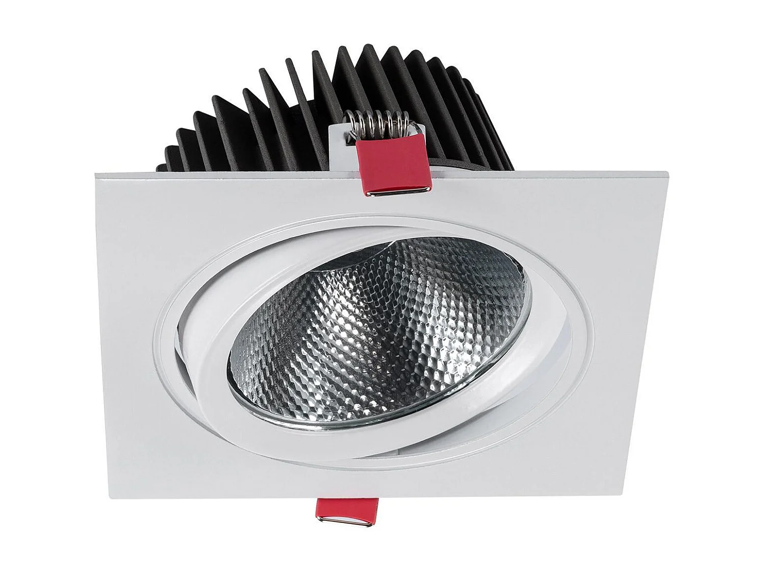 Spot Downlight LED 15W Carré Madison Coupe Ø 95 mm 3000K Blanc chaud
