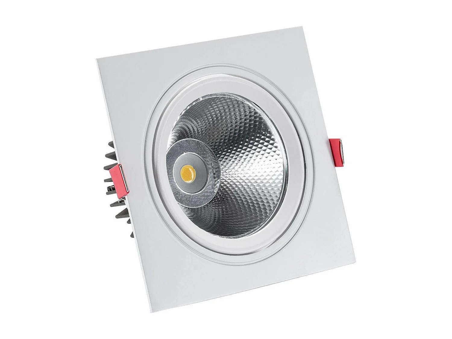 Spot Downlight LED 15W Carré Madison Coupe Ø 95 mm 3000K Blanc chaud