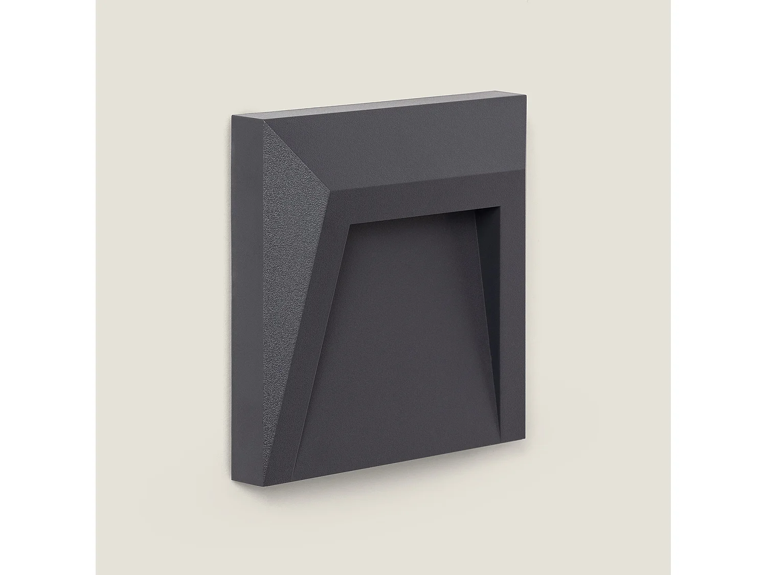 Baliza Exterior LED 1.5W Superficie Pared Antracita Clover 3000K Blanco Cálido