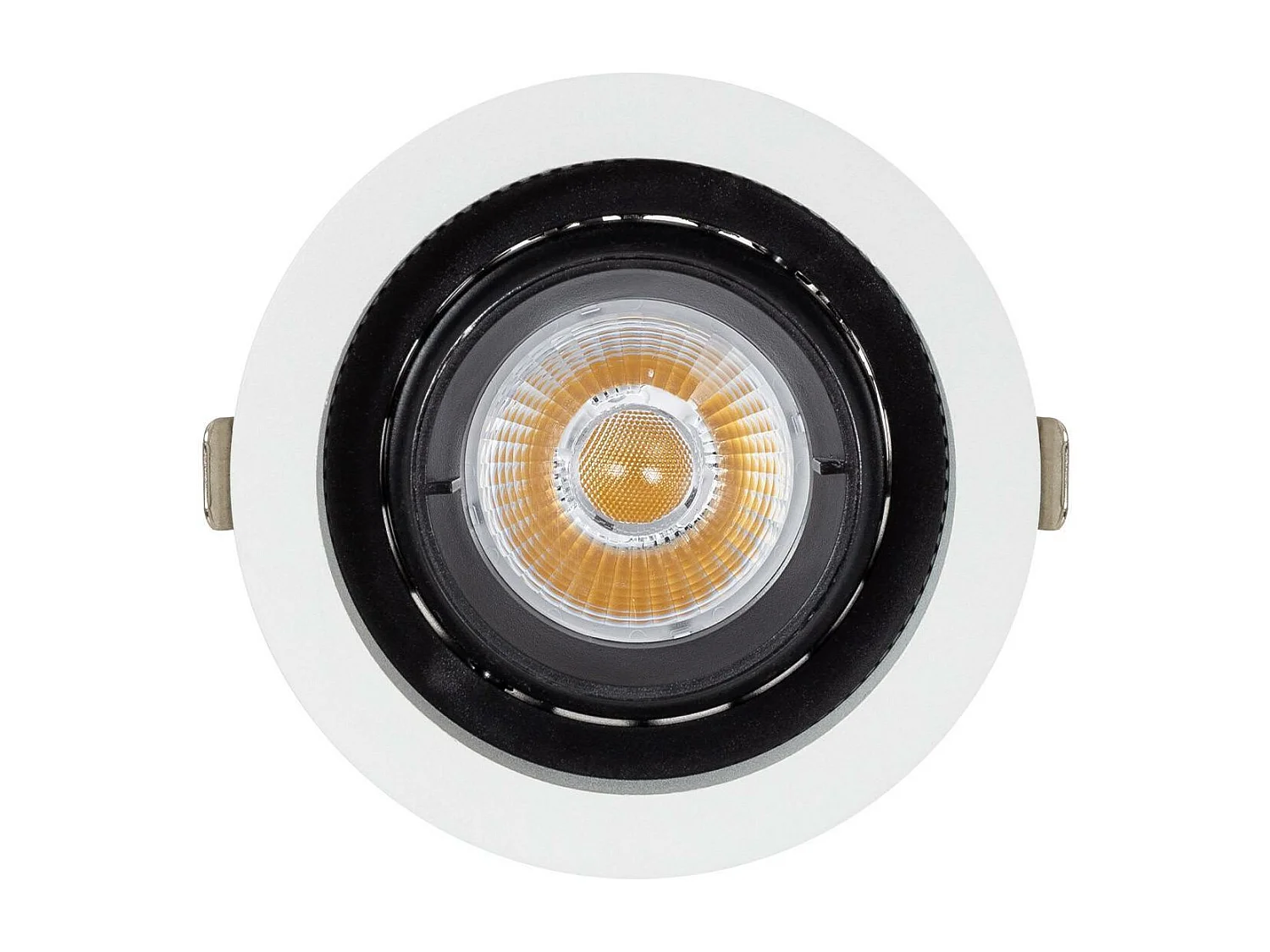 Foco Downlight LED 18W COB Direccionable 360º Circular Corte Ø 115 mm CRI90 Expert Color No Flicker No Flicker 2700K Blanco Cálido