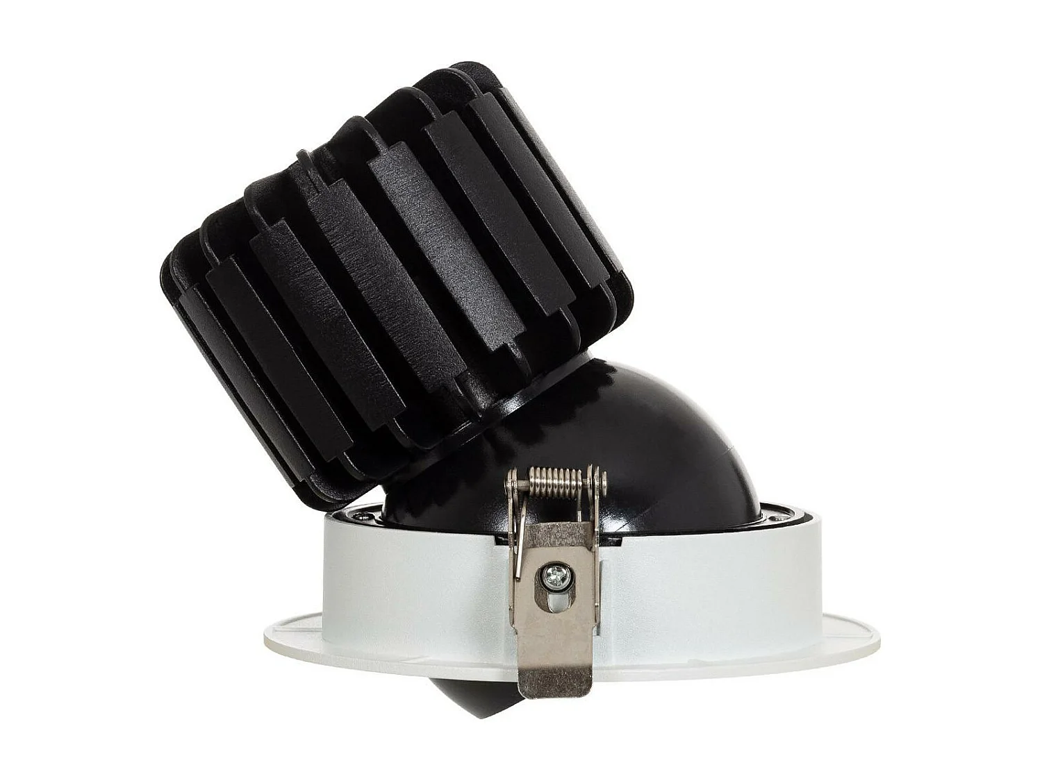 Foco Downlight LED 18W COB Direccionable 360º Circular Corte Ø 115 mm CRI90 Expert Color No Flicker No Flicker 2700K Blanco Cálido