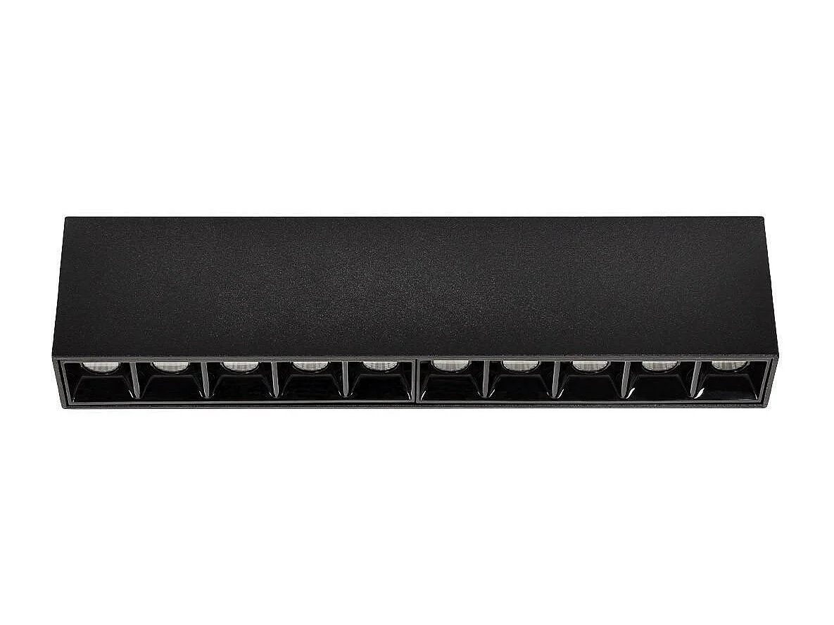 Spot Linéaire Optic LED en Saillie 270mm 16W CRI90 (UGR16) Blanc Chaud  2700K