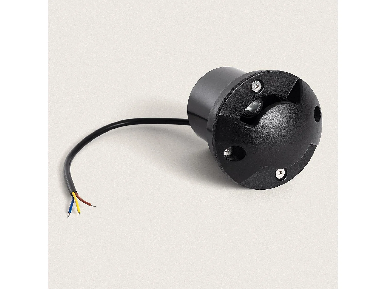 Segnapasso da Esterno LED 3W Incasso a Terra Gimsha 2L Nero 3000K Bianco Caldo