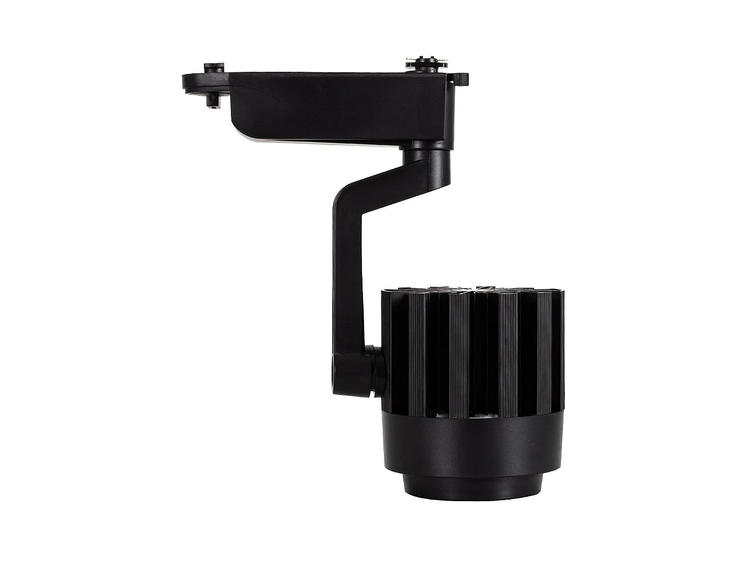 Spot LED sur Rail Monophasé 30W Dora Noir 3000K Blanc chaud