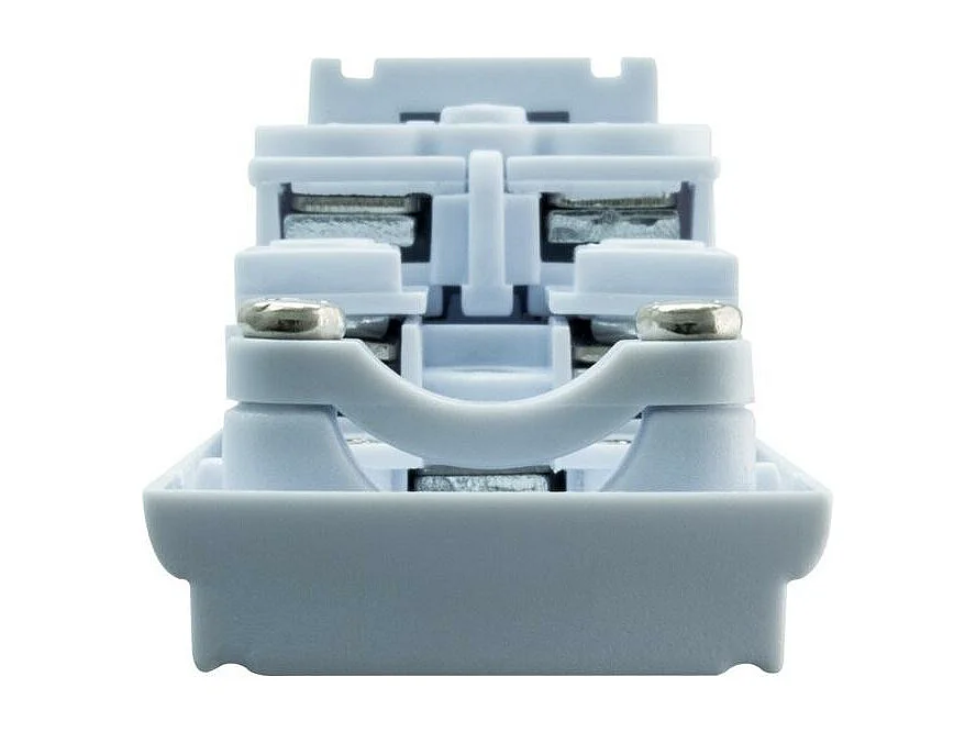 Rail Triphasé Aluminium 1 Mètre pour Spots LED Blanc