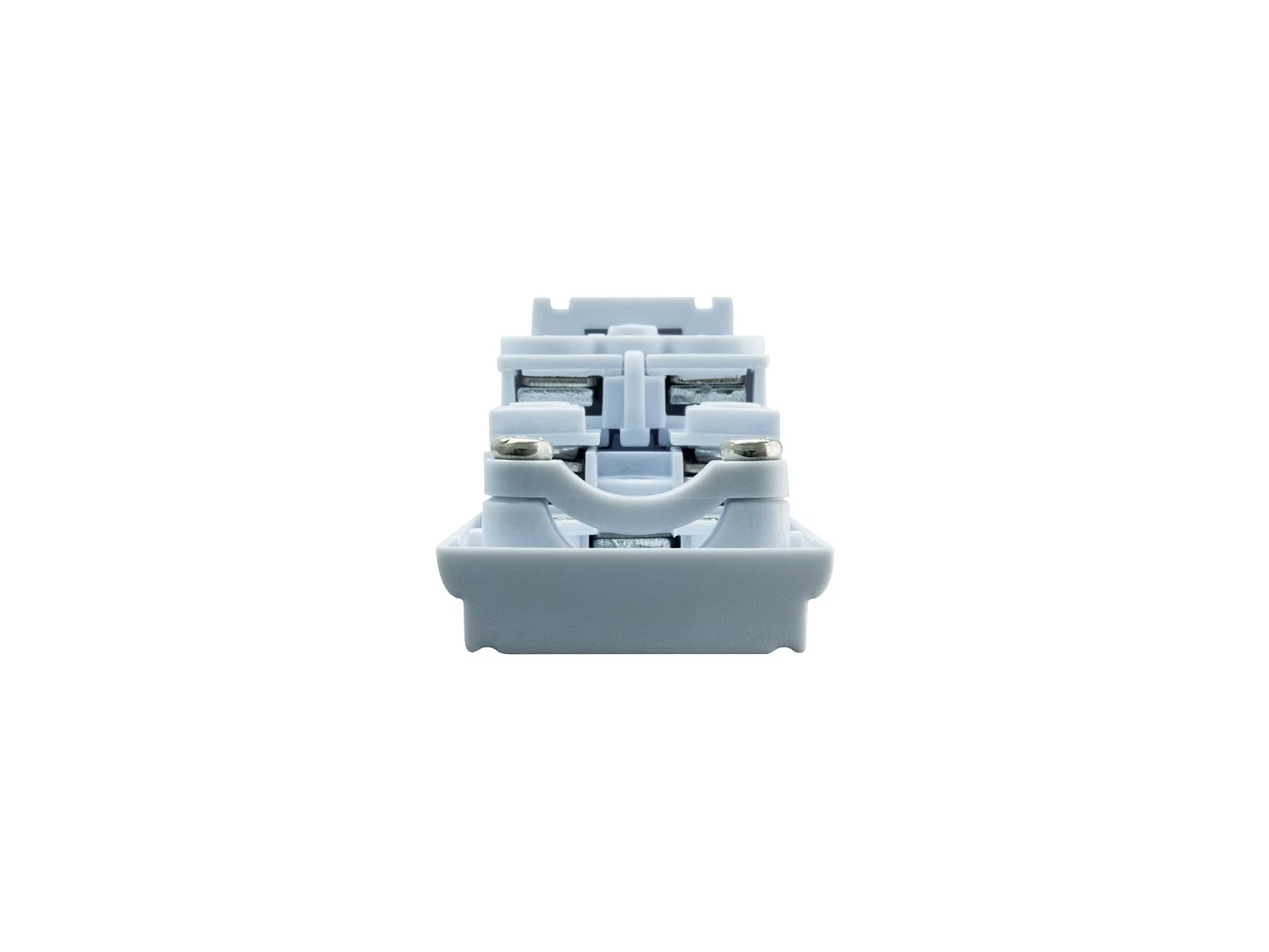 Rail Triphasé Aluminium 1 Mètre pour Spots LED Blanc