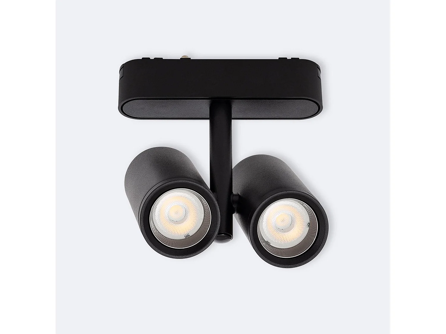 Spot LED sur Rail Magnétique 25mm Extra-Plat 16W Quartz 48V Noir 4000K Blanc neutre