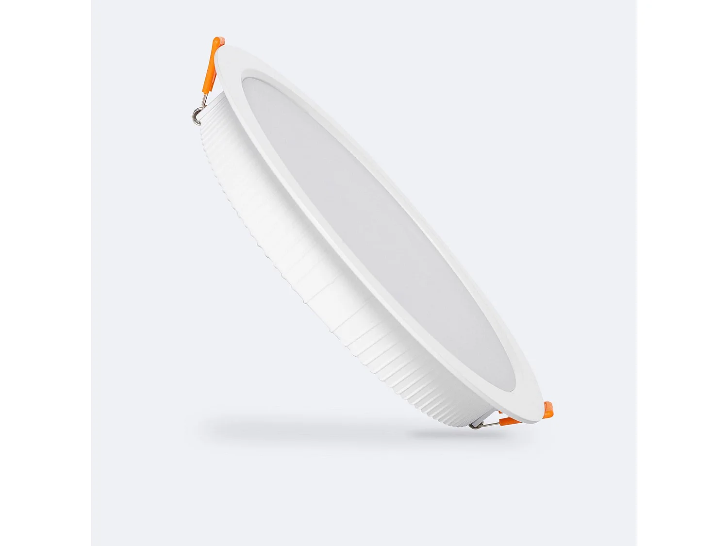 Downlight LED 18W Rond Chip  Aero 110 lm/W  Coupe Ø 200 mm 2700K Blanc chaud