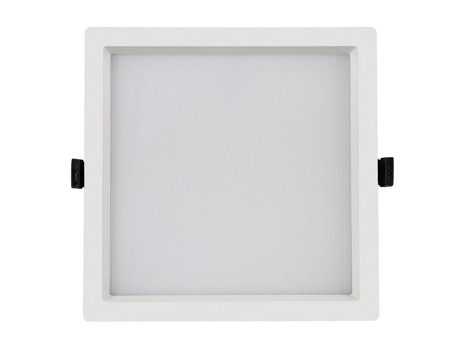 Downlight LED 30W Carré  Aero 130 lm/W Microprismatique  Coupe 210x210 mm 4000K Blanc neutre