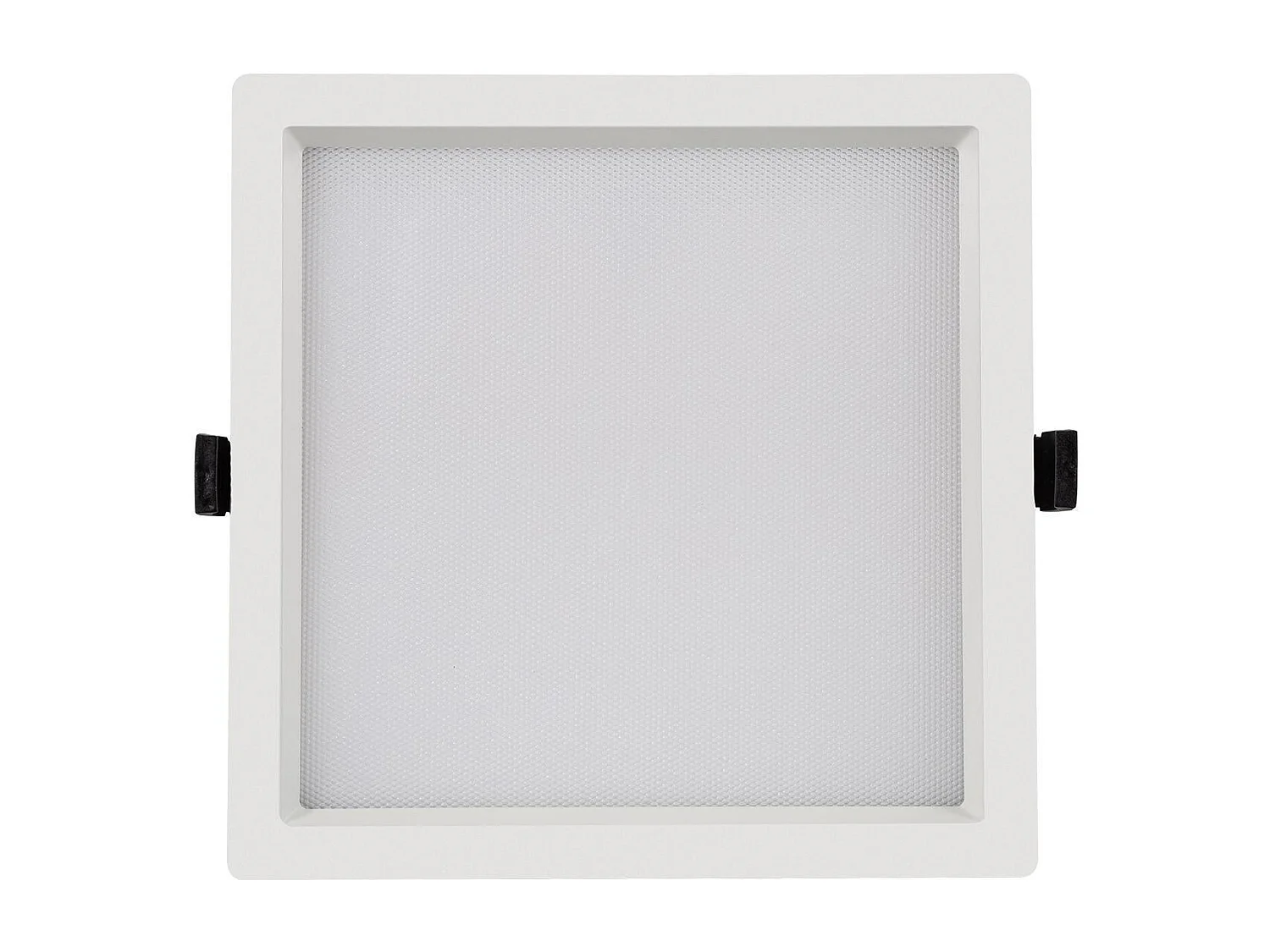 Downlight LED 30W Carré  Aero 130 lm/W Microprismatique  Coupe 210x210 mm 4000K Blanc neutre