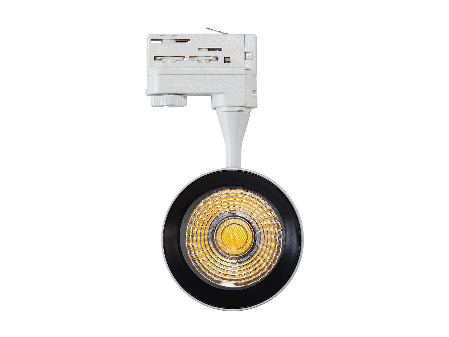 Spot LED sur Rail Triphasé 30W Vulcan Blanc 3000K Blanc chaud