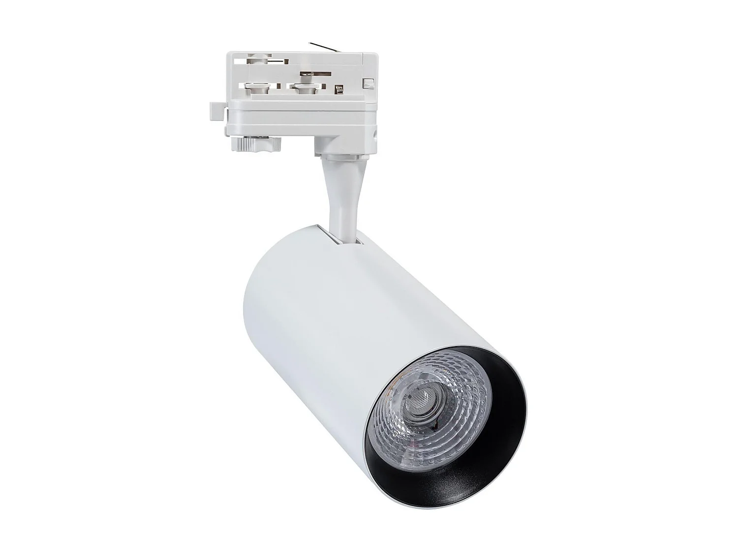 Spot LED sur Rail Triphasé 30W Vulcan Blanc 3000K Blanc chaud