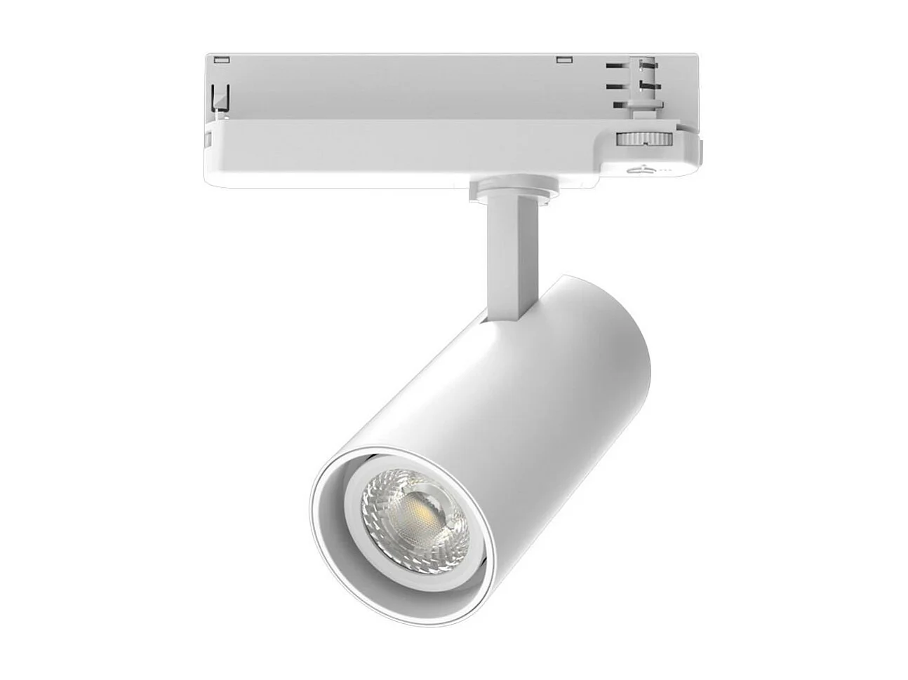 Spot LED sur Rail Triphasé 20W Fasano Dimmable CCT Blanc 2700K Blanc chaud