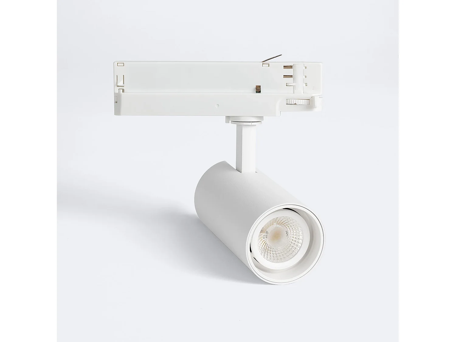 Spot LED sur Rail Triphasé 20W Fasano Dimmable CCT Blanc 2700K Blanc chaud