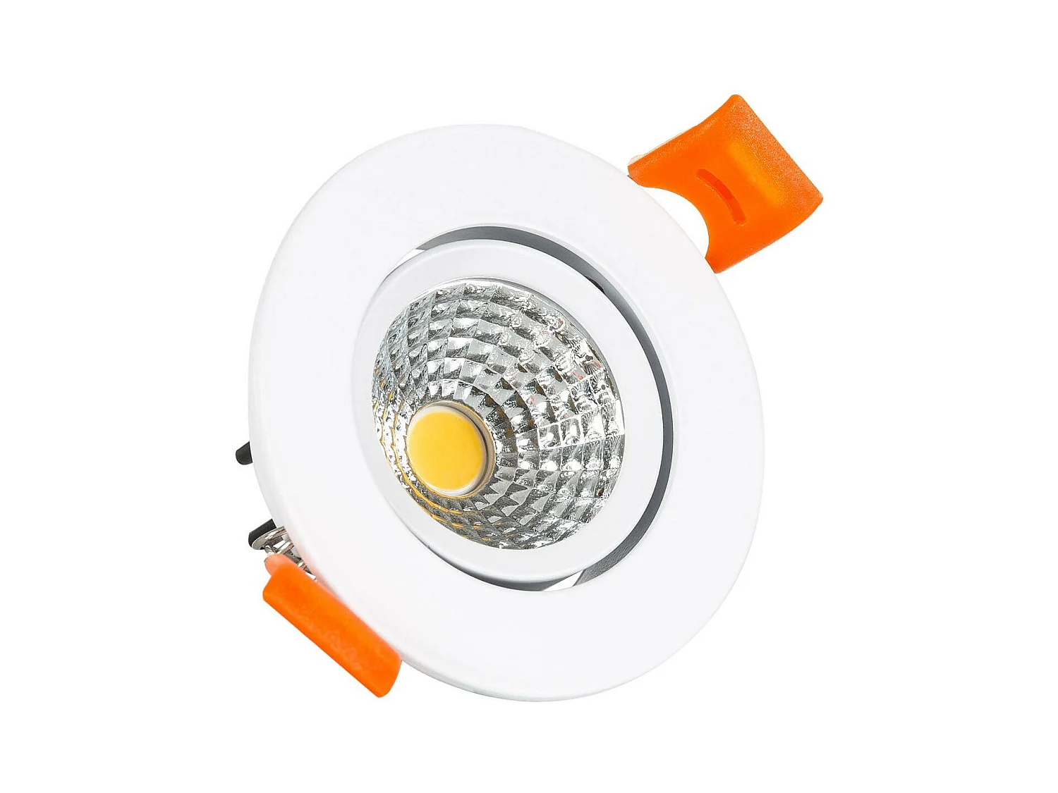 Downlight LED 5W Circolare COB CRI90 Foro Ø 70 mm 3000K Bianco Caldo