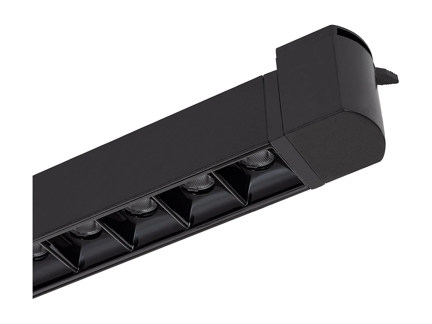 Spot Linéaire LED sur Rail Triphasé 15W UGR13  4000K Noir