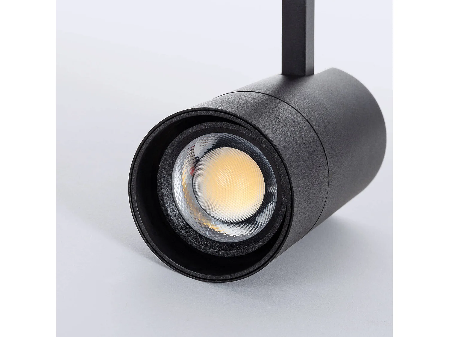 Spot LED sur Rail Triphasé 20W Wild CCT Sélectionnable Multi-Angle 24-60º Noir