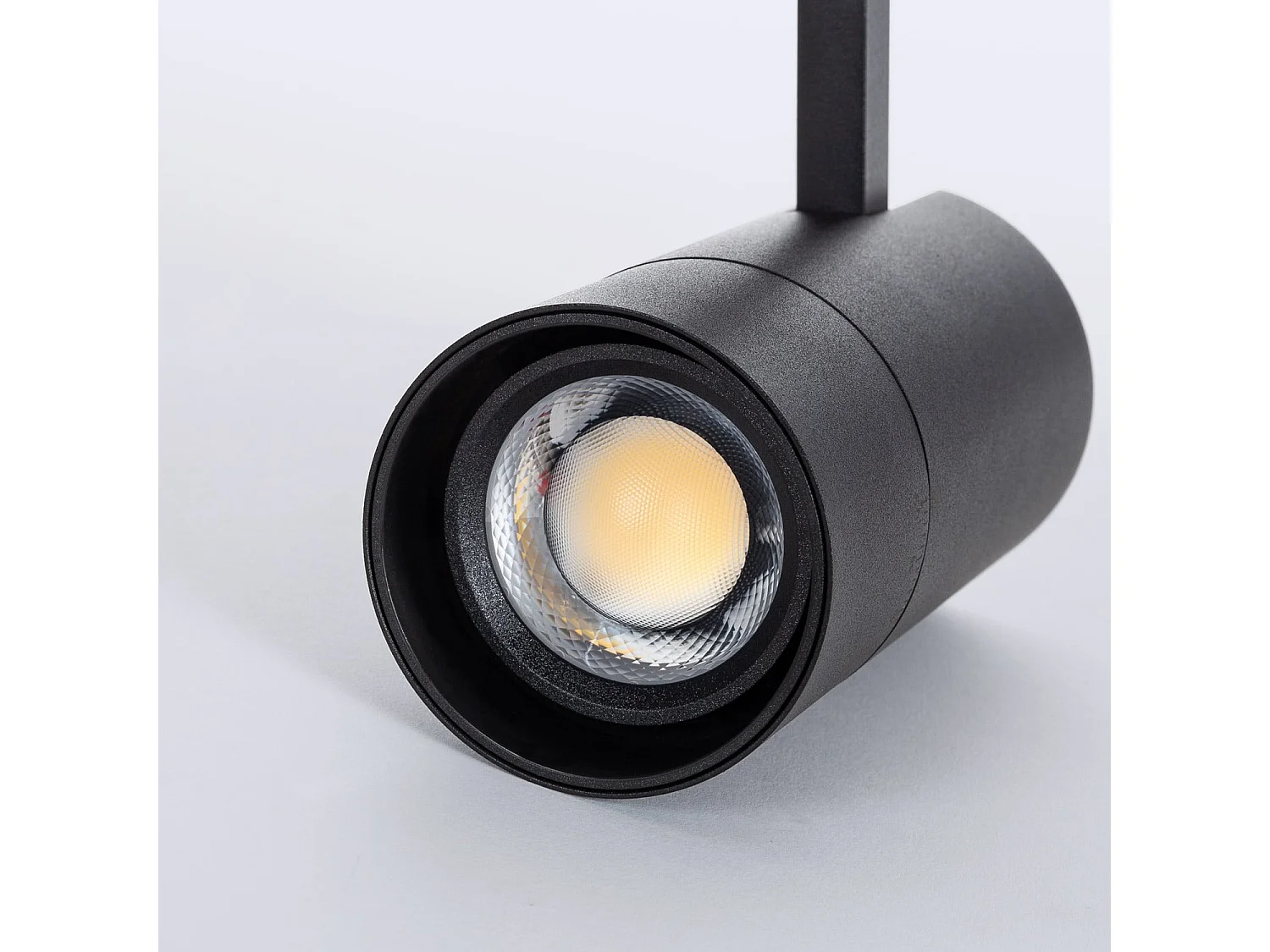 Spot LED sur Rail Triphasé 20W Wild CCT Sélectionnable Multi-Angle 24-60º Noir