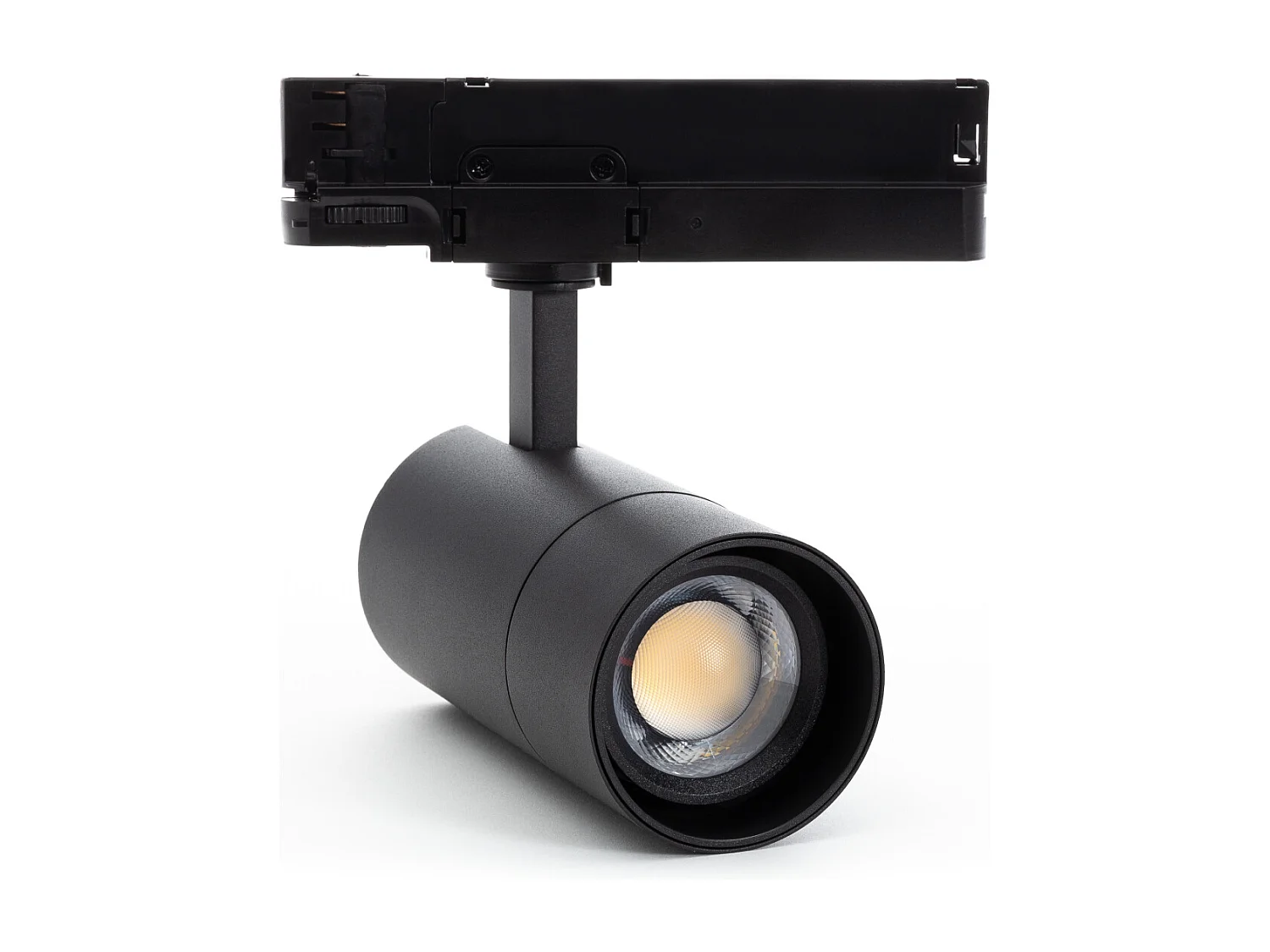 Spot LED sur Rail Triphasé 20W Wild CCT Sélectionnable Multi-Angle 24-60º Noir