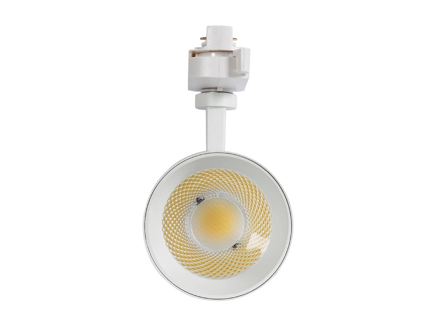 Spot LED sur Rail Monophasé 20W Mallet Dimmable Blanc 5000K Blanc froid