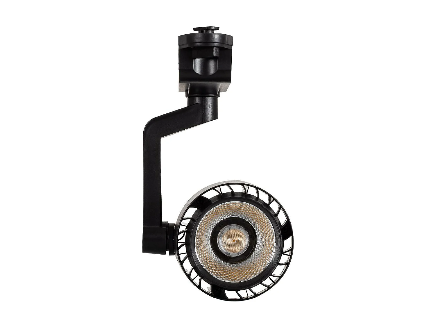 Spot LED sur Rail Monophasé 30W Dora Noir 4000K Blanc neutre