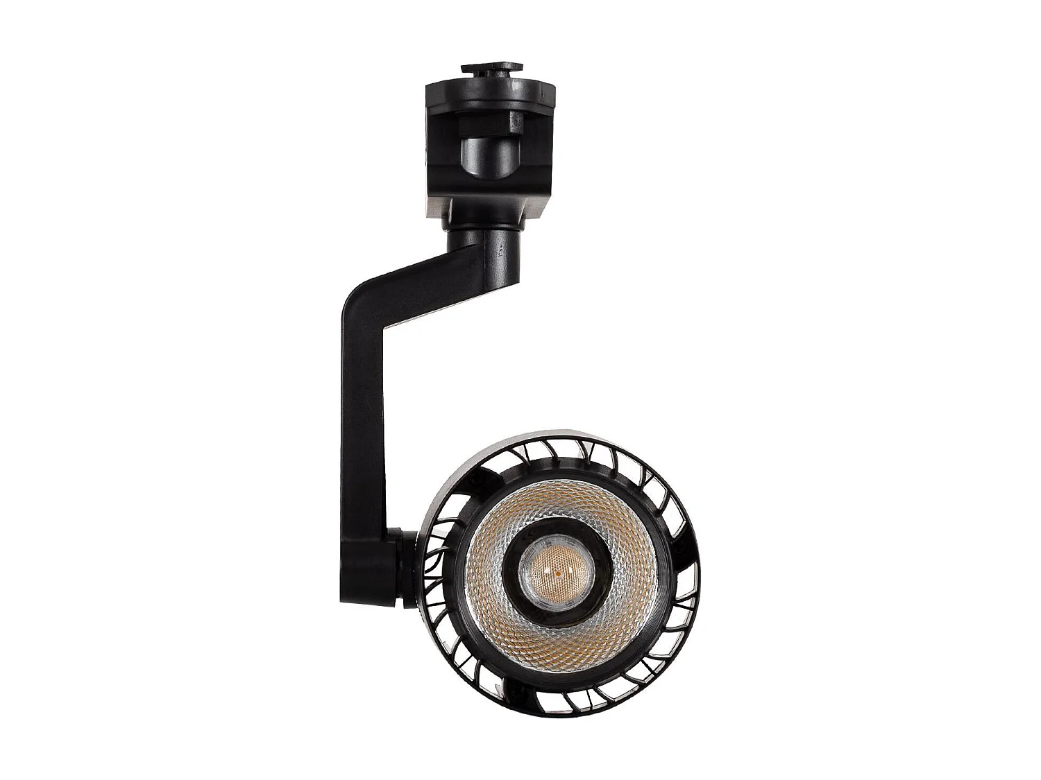 Spot LED sur Rail Monophasé 30W Dora Noir 4000K Blanc neutre
