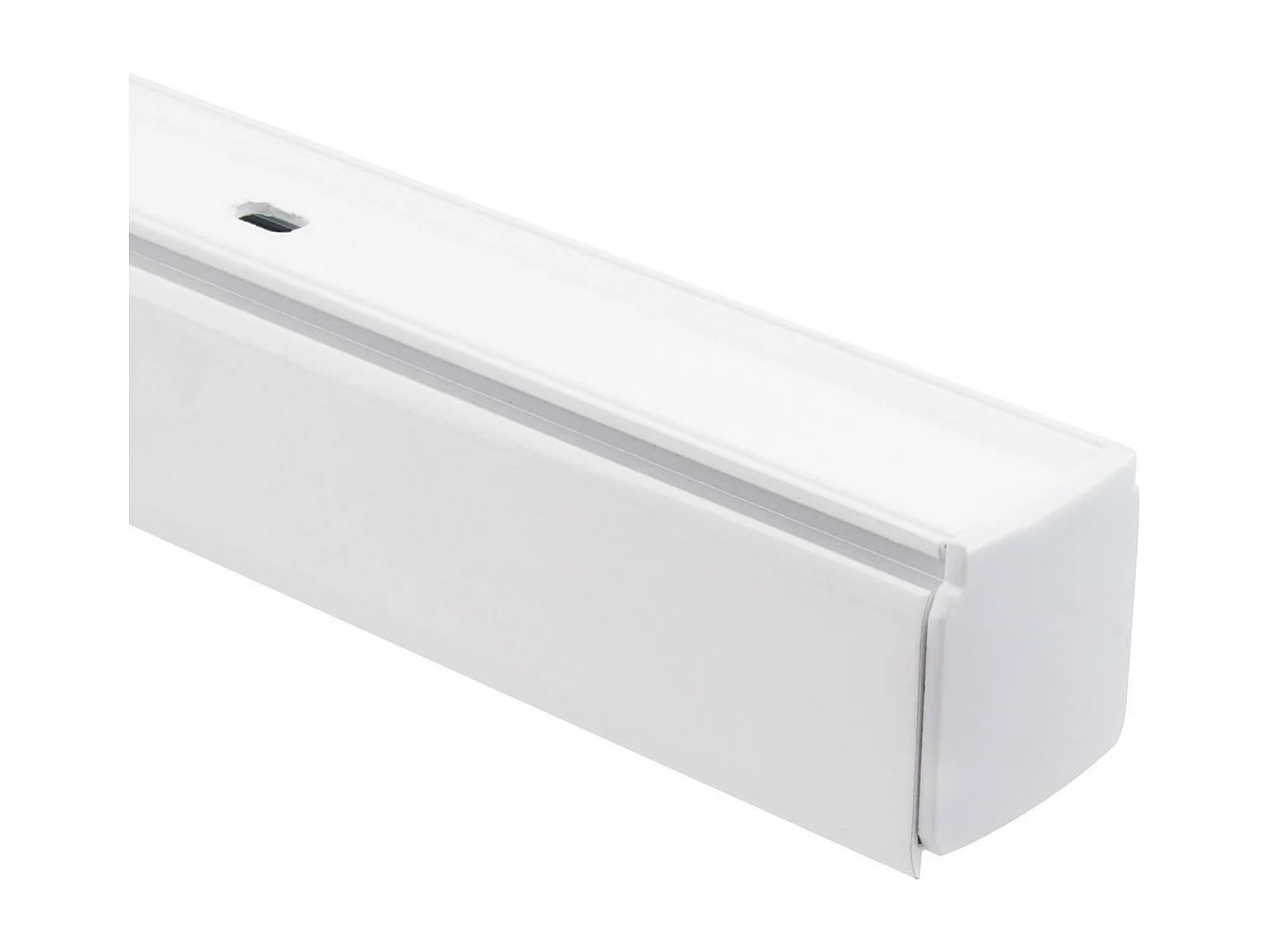 Rail Triphasé Aluminium 2 Mètres pour Spots LED Blanc