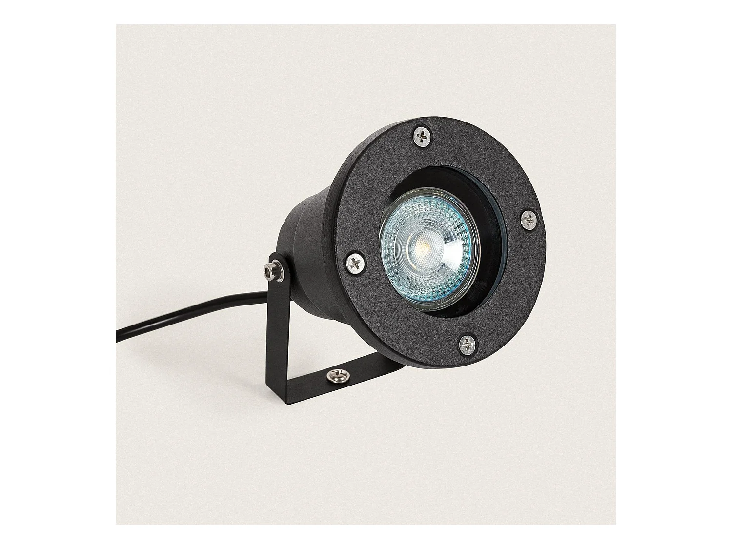 Spot Extérieur GU10 Aluminium avec Piquet Begira Blanc