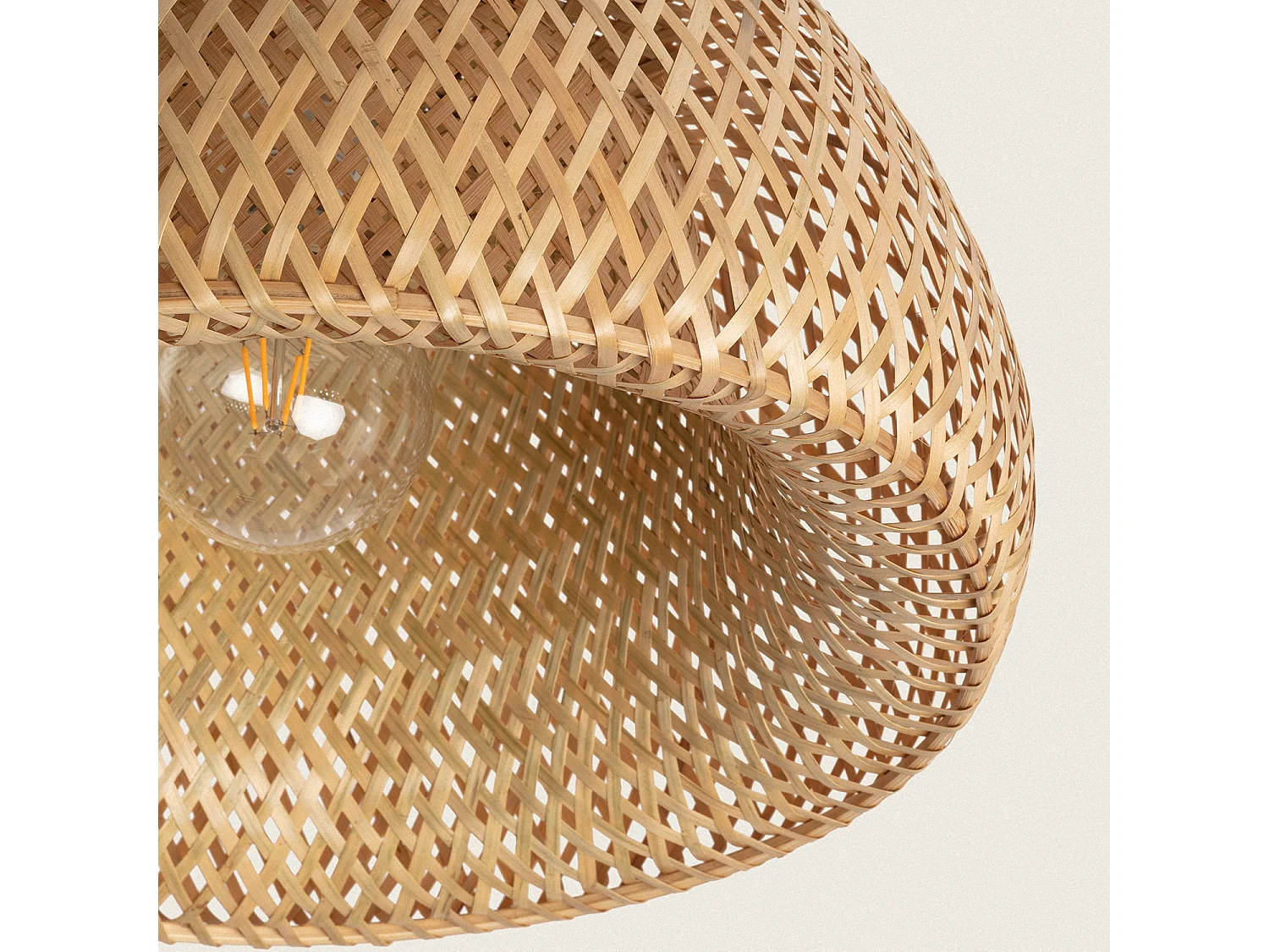 Lampada da Soffitto Bambú Kea Big Naturale