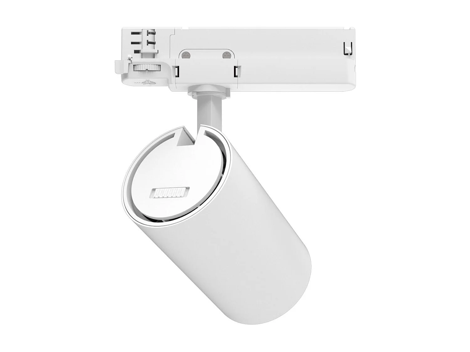 Spot LED sur Rail Triphasé 30W Fasano CCT Sélectionnable Dimmable DALI Blanc 2700K - 3200K - 4000K Sélectionnable